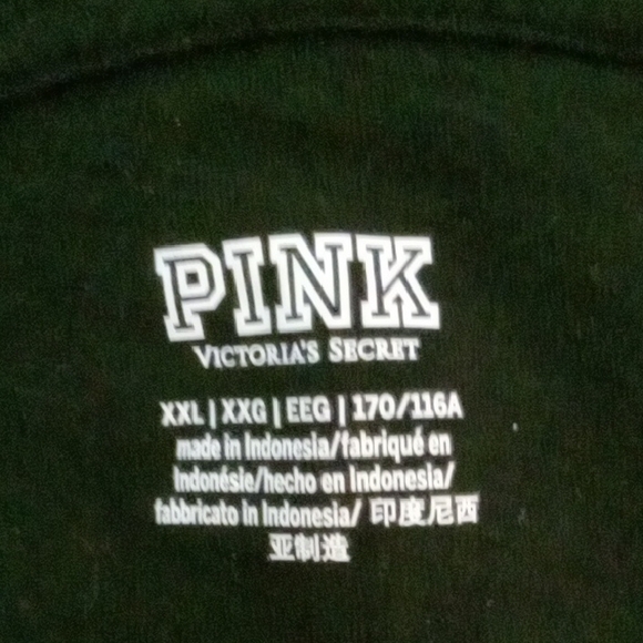 PINK Victoria's Secret Black Tee - Picture 3 of 3